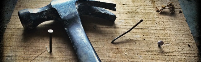 Hammered nails with a smile towards junior devloper position